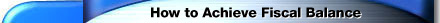 How to Achieve Fiscal Balance