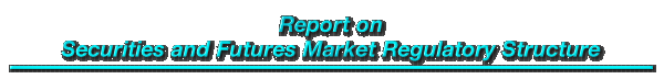 Report on Securities and Futures Market Regulatory Structure