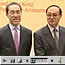 Mr Henry Tang (left), Mr An Min (right) 